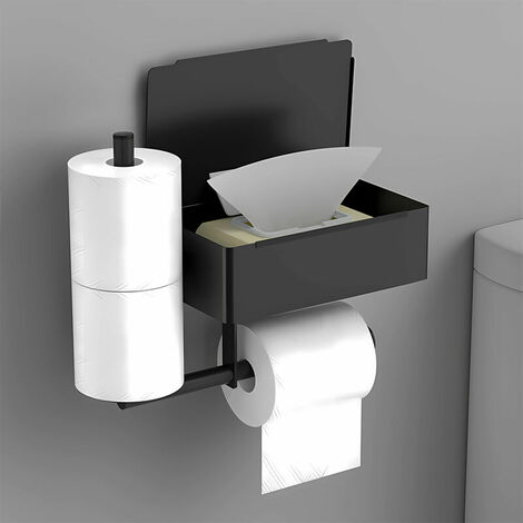 Panier de rangement de papier toilette avec couvercle, porte-rouleau de  rechange, papier toilette, boîte à mouchoirs, panier de papier toilette,  panier porte-papier toilette -  France