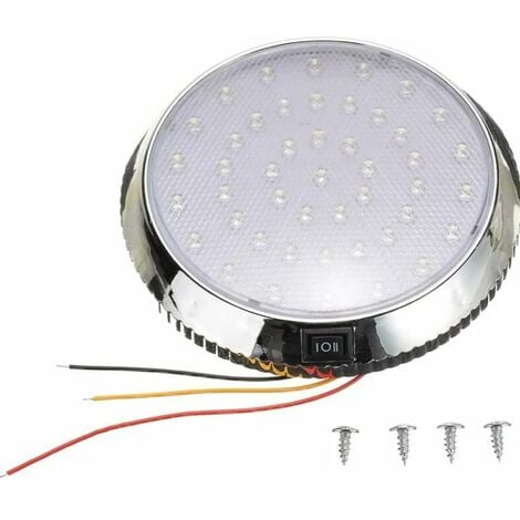 CCYKXA Lampe d'intérieur RV, 12V LED plafonnier dôme toit