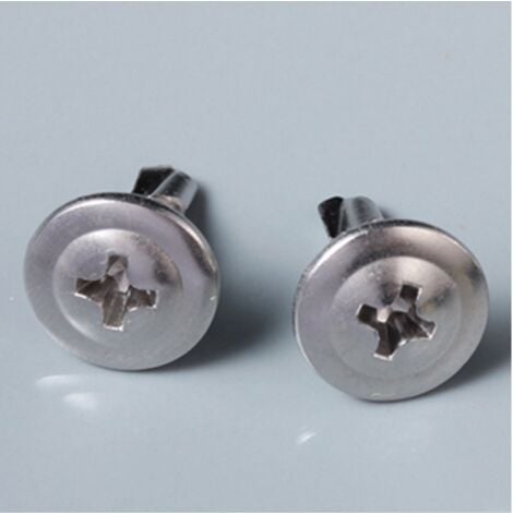 CCYKXA C44741 - Lot de 200 - Vis à tôle Autoperceuse - à Tête Large Bombée - Ø4.2x19mm - en Acier Zingué - à Empreinte PH/Cruciforme - Bricolage - Rénovation