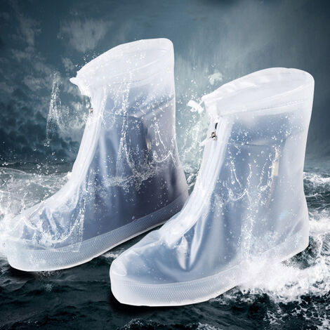 CCYKXA Couvre-chaussures imperméables, couvre-chaussures imperméables  réutilisables pliables pour la pluie et la neige équitation