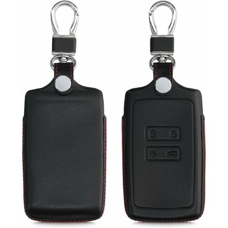 CCYKXA Coque Compatible avec Renault Smart Key 4 Bouton Keyless Go