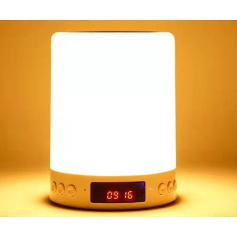 Enceinte Bluetooth Réveil Lampe de Chevet Tactile Chambre RGB Changement de  Couleur LED Réveil Veilleuse Enfants Cadeau Noel Haut-Parleur Bluetooth  Portable Idee Cadeau Ado Fille Cadeau pour Ado