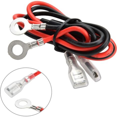 Prise Allume-cigare U00e9tanche 12V -24V, Pour Voiture, Bateau, Moto, ATV, RV, Prise De Courant Avec Accessoires De Fil
