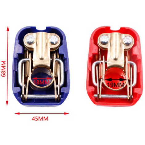 Ccykxa Paire Lib Ration Rapide V V Cosse Batterie Bornes De Batterie Connecteurs De Batterie