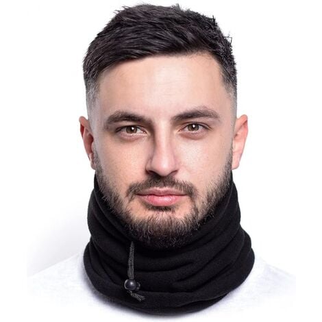 Cache-cou Polaire Protection Masque Visage Chauffant Coupe-Vent