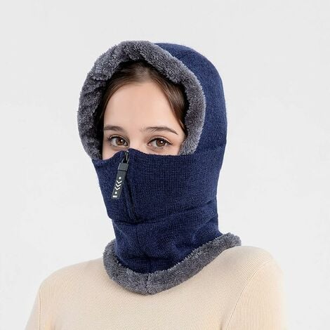 Bandeau d'hiver tricoté pour femme avec doublure en polaire thermique -  Pour porter au quotidien et le sport
