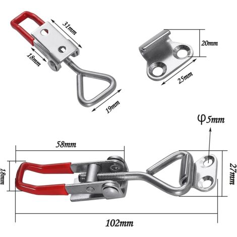 Lot de 4 pinces de fixation à ressort pour imprimante 3D Ender 3 Pro