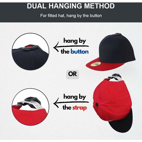 2 Pièces Porte De Casquette, Crochet Chapeau Porte Casquette Mural