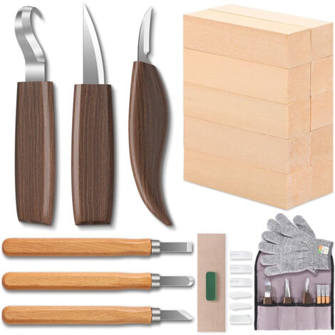 FANTICDE Ciseaux à Bois,30 In 1 Outils De Sculpture Bois