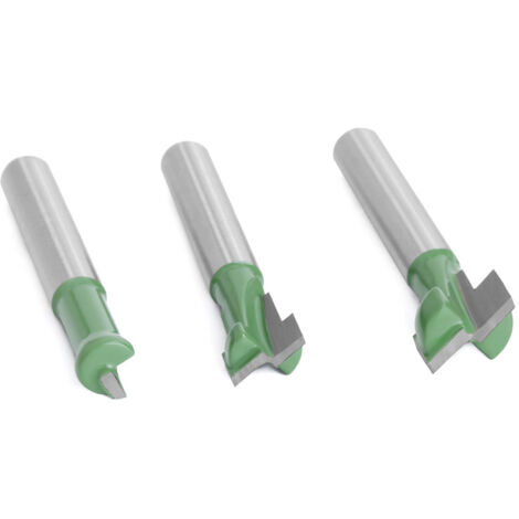CCYKXA 6mm tige fraises à défoncer T-slot & T-track fraises, professionnels outils de coupe du bois