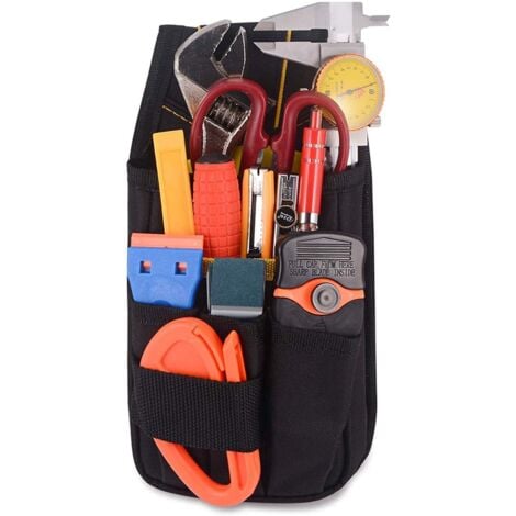 CCYKXA Ceinture Porte Outils,Pochette à outils,Petite Sacoche à outils avec ceinture en nylon réglable,imperméables pour technicien,constructeur, technicien de maintenance,famille