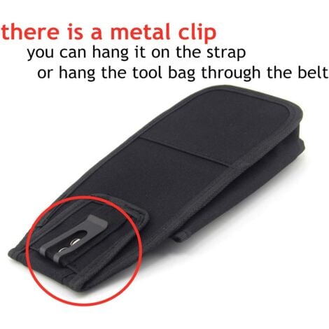 CCYKXA Ceinture Porte Outils,Pochette à outils,Petite Sacoche à outils avec ceinture en nylon réglable,imperméables pour technicien,constructeur, technicien de maintenance,famille