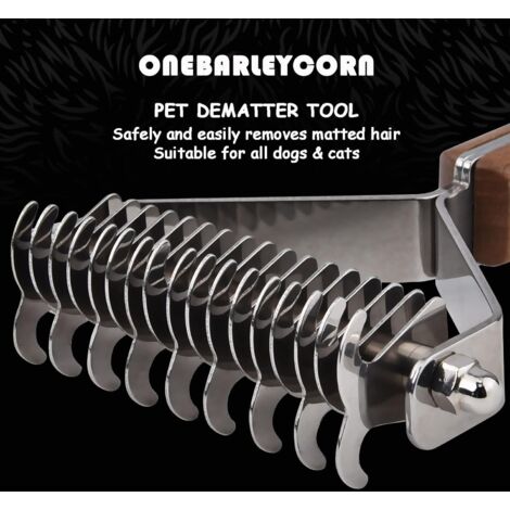 CCYKXA king Brosse Chien Brosse Chat, Brosse Anti Poils Animaux Brosse de Toilettage pour Chiens de Compagnie Brosse Demelante Chats Peigne pour Poil Long et Court