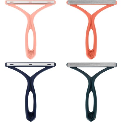 CCYKXA 4 Pièces Éliminateur de Peluches, Brosse Anti Poils Animaux, Rasoirs Anti-Bouloches Portable, Brosse Anti Poil Manuelle pour Animaux Canapé Vêtements, Carpet