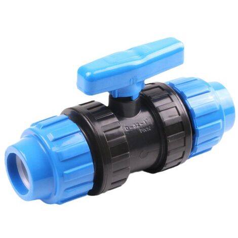 Raccord Tuyau PE 25mm AIMEKE - Raccord Plastique Bleu Pour Irrigation