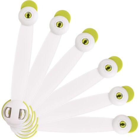 2 Pièces Verrou De Sécurité Pc, Verrou De Porte De Placard, Verrou De