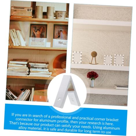 10 Pièces Support D'Angle En Aluminium 135° - Pour Profilés 2020/3030/4040 - Fixation Facile Et Solide