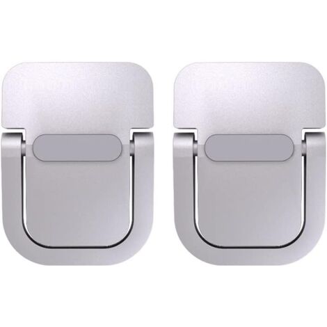 Lot De 2 Supports Laptop Portable - Rehausseur Métal Pliable, Anti-Dérapant