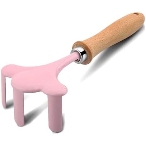 CCYKXA (210×43×10) D'outils De Jardinage pour Enfants, Pelle De Jardin, Fourchette À Râteau avec Manche en Bois Robuste, Mini Outils De Jardin, Équipement pour Enfants, 3 Pièces/Ensemble