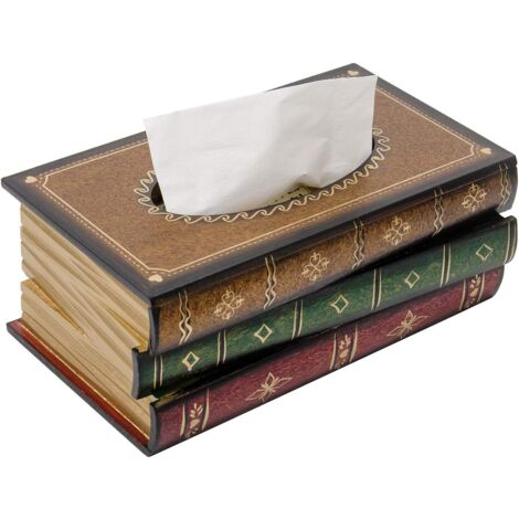 Boîte à Mouchoirs En Cuir XNONE - Noir, 25x14x10cm - Pour Bureau, Salle De Bain, Voiture - Design Moderne