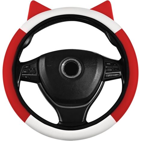 Couvre Volant,Fibre De Carbone Cuir Couleur Correspondant Sport Cousu Main Houss