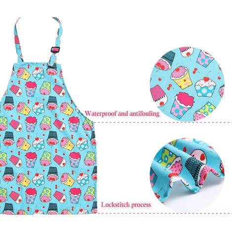 Kit Tablier Et Toque De Chef Pour Enfants - Lot De 40 Pièces (20 Tabliers + 20 Toques) - Blanc - Taille Unique 3 Ans Et Plus - Pour Cuisine, Peinture, Activités Manuelles