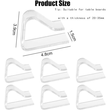 CCYKXA Pince Nappe Exterieur, Pince Nappe Table Epaisse, 6 Pièces Pince Nappe Table De Jardin, Pince Nappe Table, Pince Nappe Blanche, Pince Nappe, Attache Nappe De Table Exterieur