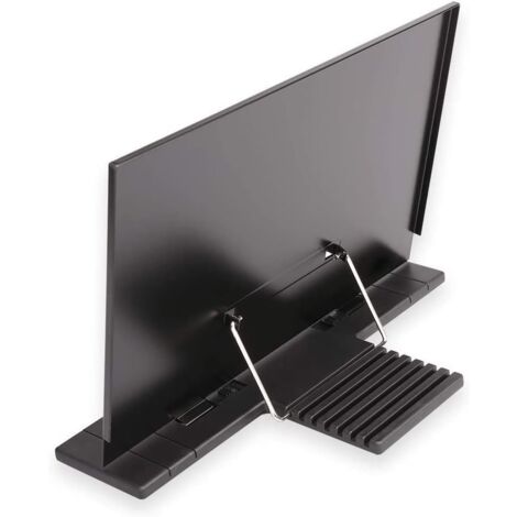 Support Livre H&S - Lutrin Métal Pliable - Porte Livre Pour Cuisine, Lit, Bureau - Ajustable Et Stable