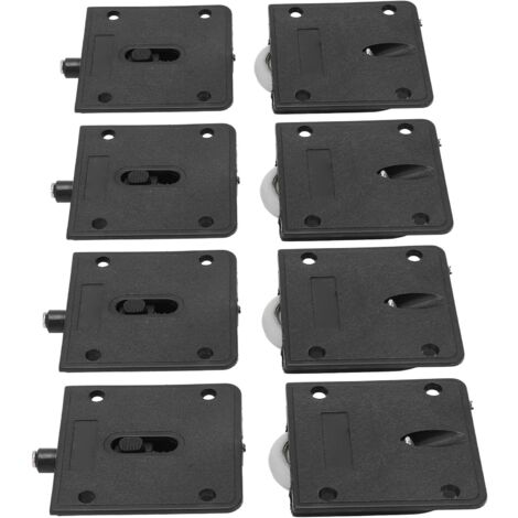 CCYKXAA 8  Pièces Rouleau de Porte Coulissante, Poulie de Garde-robe, Accessoire de Meubles D'armoire pour un Glissement en Douceur