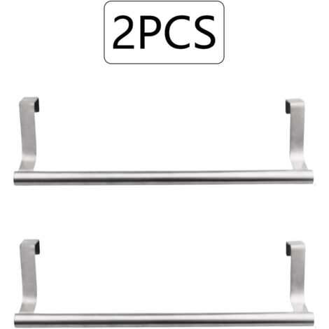 6 Crochets à Torchons Clipsables En PVC - Support Pour Serviettes De Cuisine, Adhésif Double Face Inclus - 4