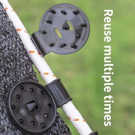 Clips Fixation Auvent ProPlus - Lot De 3 - Sans Perçage Et Ultra Résistants
