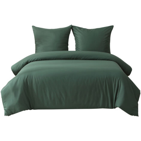 Housse de couette trois pièces (vert malder) housse de couette de taille SD: 155x220  1

Taie d'oreiller: 80x80  2