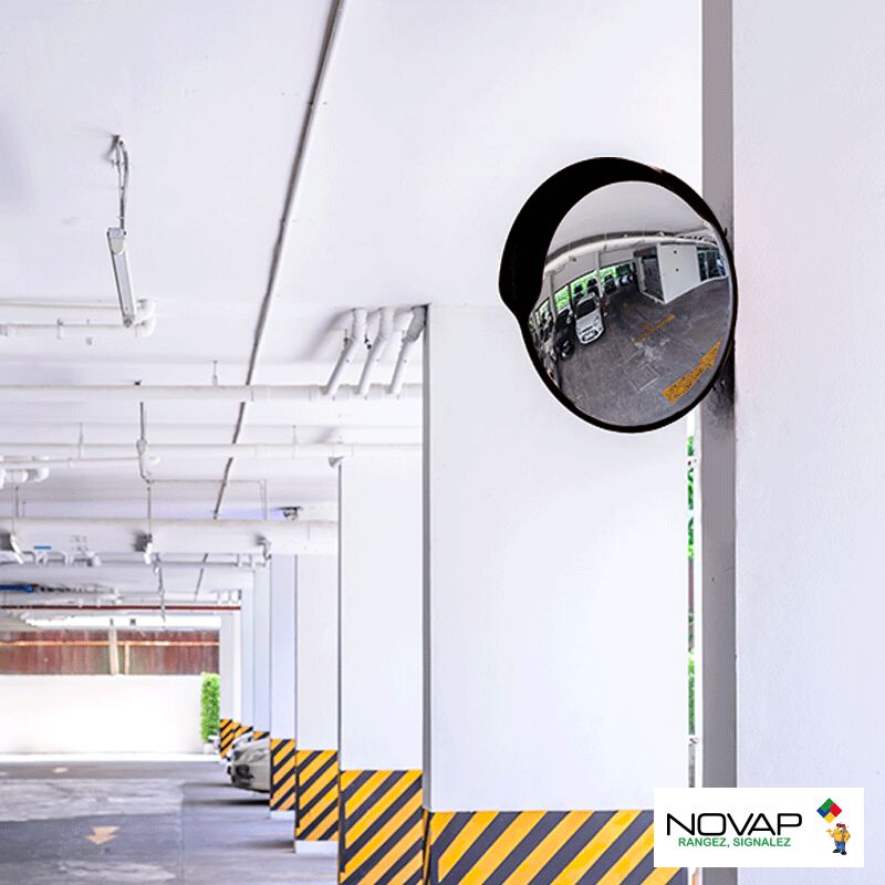 Miroir convexe de signalisation extérieur - Novap