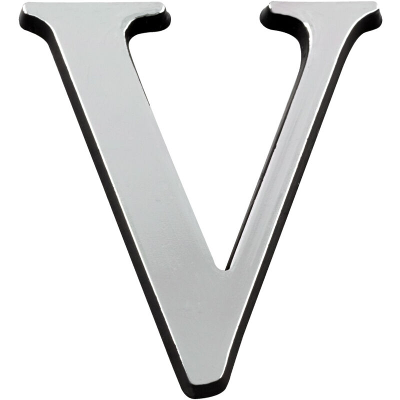 Lettre V Métal Galvanisé Hauteur 12 Cm - Alphabet Déco Glorex