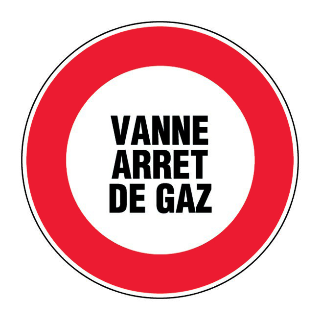 Panneau Vanne D Arret De Gaz Rigide Mm