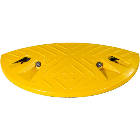 Module 1/2 rond de ralentisseur jaune - BUMP H 60mm - 8005061 (1/4)