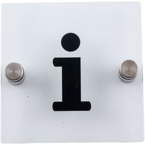 Plaque de porte transparente - Informations - 4386133 (1/3)