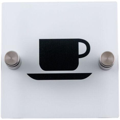 Plaque de porte transparente - Café - 4386003 (1/3)