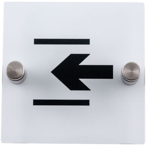 Plaque de porte transparente - Sortie - 4386164 (1/3)