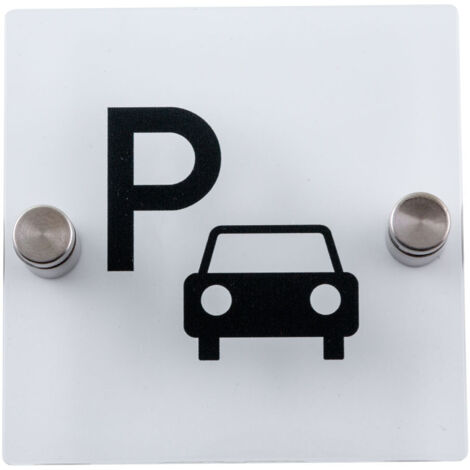 Plaque de porte transparente - Parking - 4386171 (1/3)