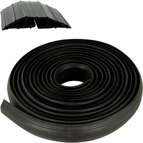 Novap – Passe-câble caoutchouc noir antidérapant 9 mètres – Résistance 40 tonnes – Installation facile – 6101253