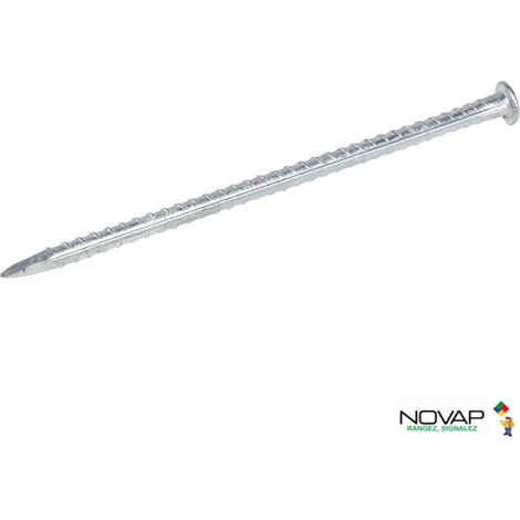 Novap – Clou de fixation pour asphalte Ø 12 mm x 300 mm – Caoutchouc résistant aux UV – Trous de fixation renforcés – 6101369
