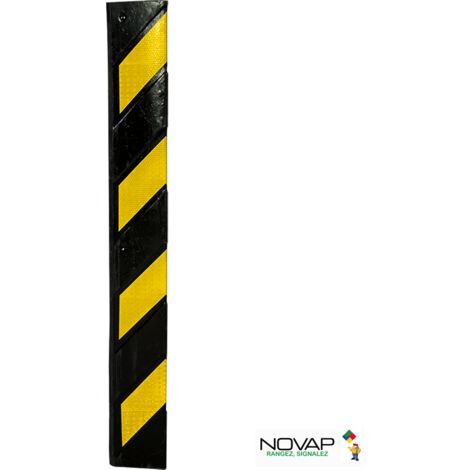 Profilé protection d'angle en caoutchouc - Plat - Novap