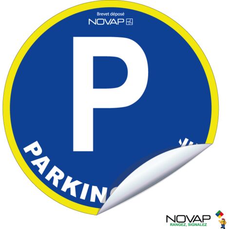 Adhésif Parking Privé - haute visibilité - Ø 80mm - 4100470