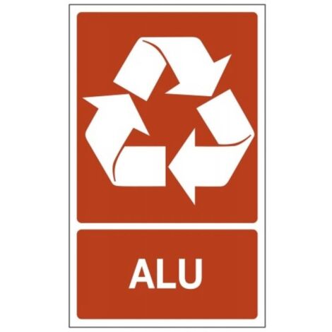 Panneau Recyclage dechets bois - Rigide 330x200mm - 4161020 (1/5)