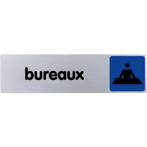 Plaque de porte Bureaux - couleur 170x45mm - 4032641 (1/2)