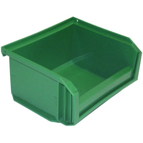 Novap – Bac de rangement à bec 1L en polypropylène – Résistance thermique -40° à 80° – Fond antidérapant – Pour stockage pièces variées - VERT 1 L