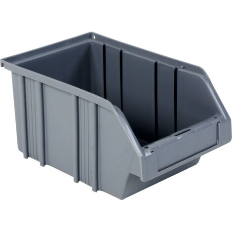 Novap – Bac de rangement 2L en polypropylène – Dimensions P200xL125xH100 – Résistant à l'écrasement – Anti-dérapant pour stockage efficace