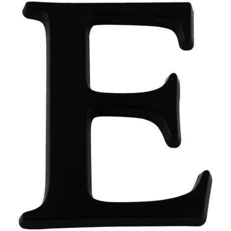 Lettre E Noire Hauteur 40mm - 4621371 (1/2)