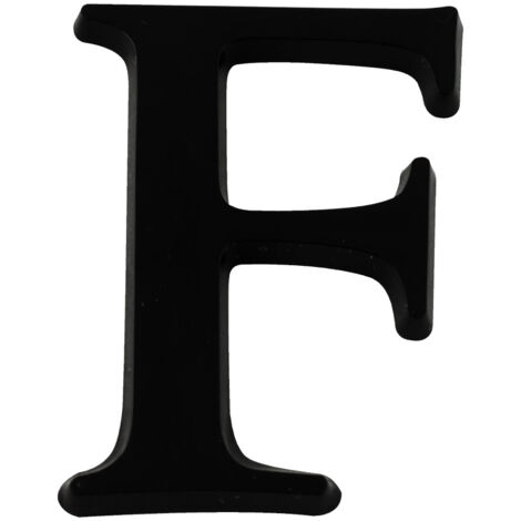 Lettre F Noire Hauteur 40mm - 4621388 (1/2)